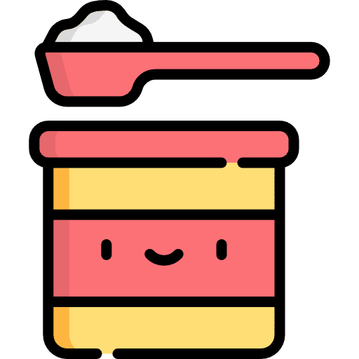 Baby food kid and baby pot food icon
