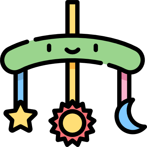 Baby mobile toy children starlight icon