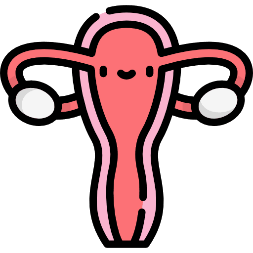 Fallopian tube uterus healthcare and medical medical icon