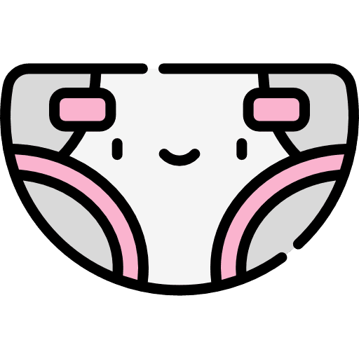 Diaper infant childhood child icon