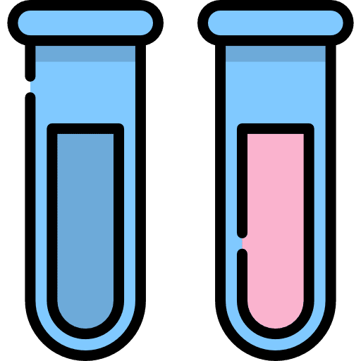 Test tubes blood sample testing test tube icon