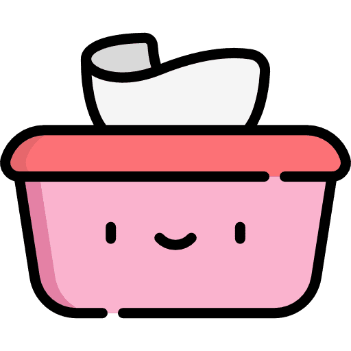 Wet wipes healthcare and medical clean beauty icon