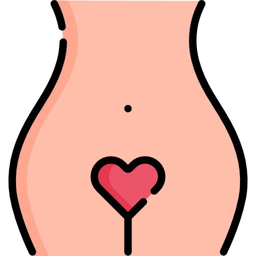 Hip shape waist female icon