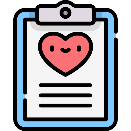 Test results medical history test icon