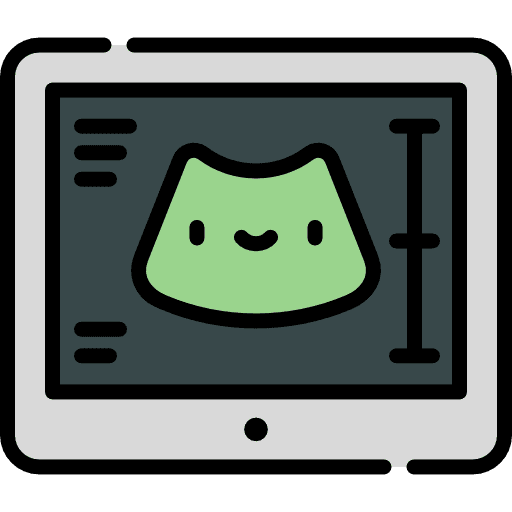 Ultrasound ultrasound hospital technology icon