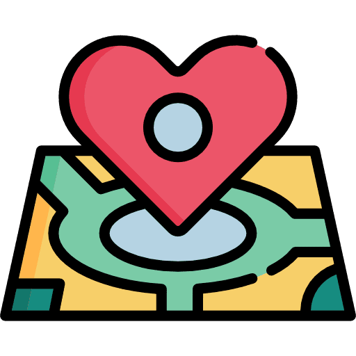 Placeholder love maps and flags pin icon