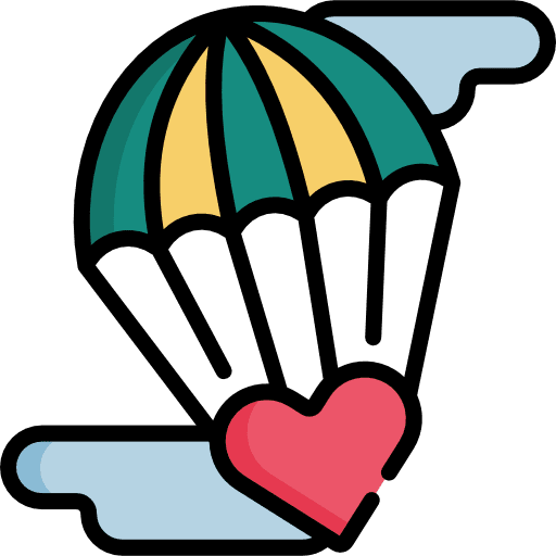 Heart valentines day balloon signs icon