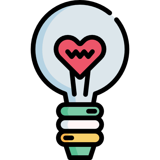 Love loving illumination like icon