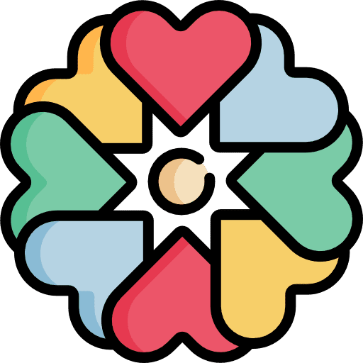 Love shapes heart love and romance icon