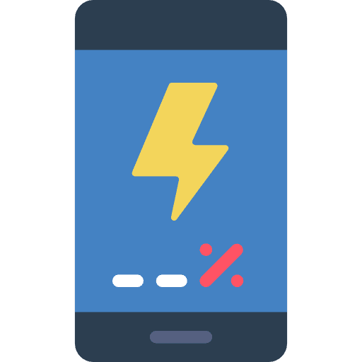 Power electronics usage power icon