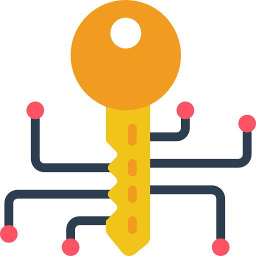 Smart key technological home automation smart key icon