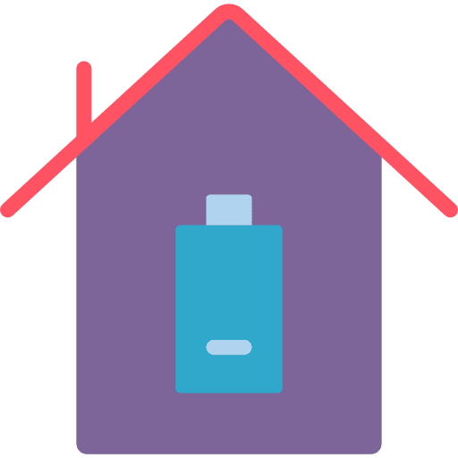 Home home architecture and city energy icon