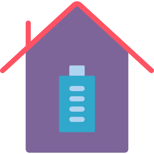 Home real estate energy tools and utensils icon