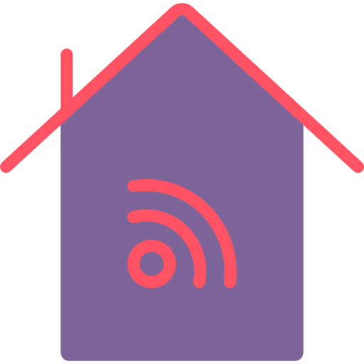 Home electronics industry buildings icon