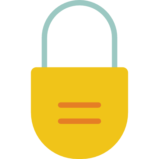 Locked tools and utensils architecture and city locked icon