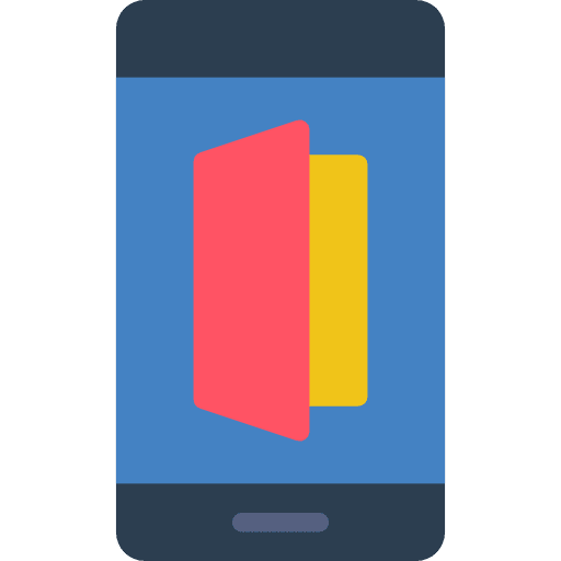 Mobile temperature remote control alarm icon