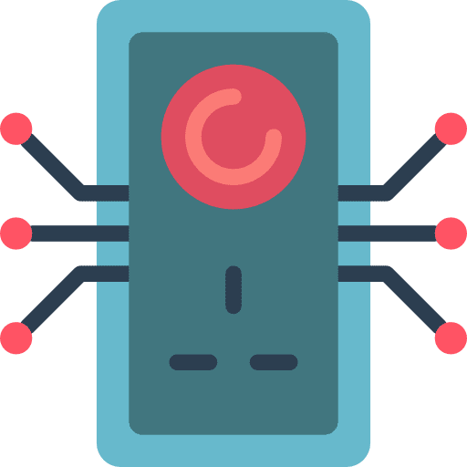 Plug electronics smart home technological icon