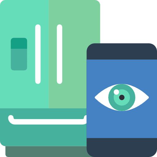 Remote fridge remote electronics icon