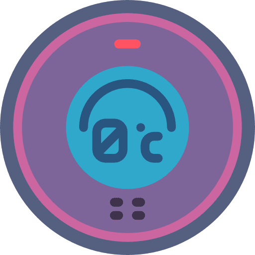 Thermostat architecture and city tools and utensils temperature icon