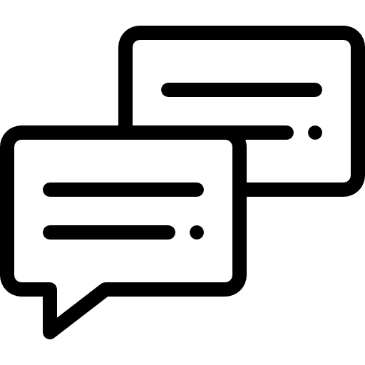 Chat chat conversation speech bubble icon