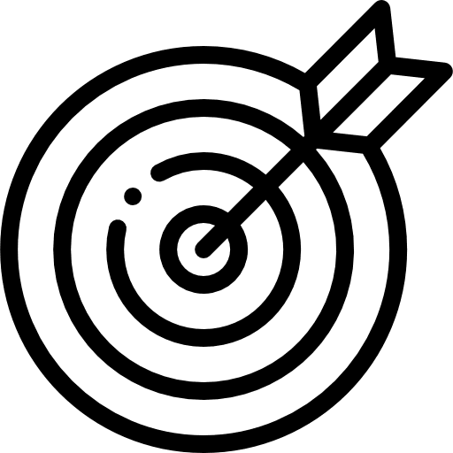 Target arrow target seo and web icon