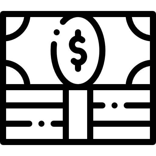 Money money notes business icon