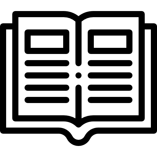 Open book literature library open book icon