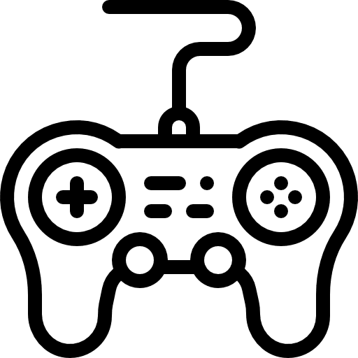 Gamepad joystick gaming video game icon