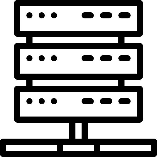 Server storage network server icon