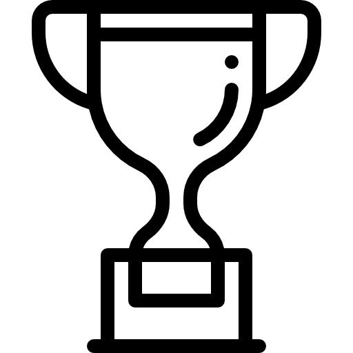 Trophy trophy sports and competition champion icon