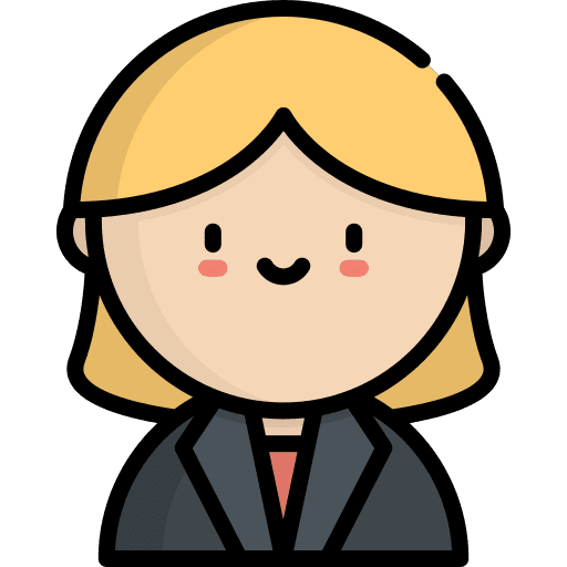 Receptionist user front desk desk icon