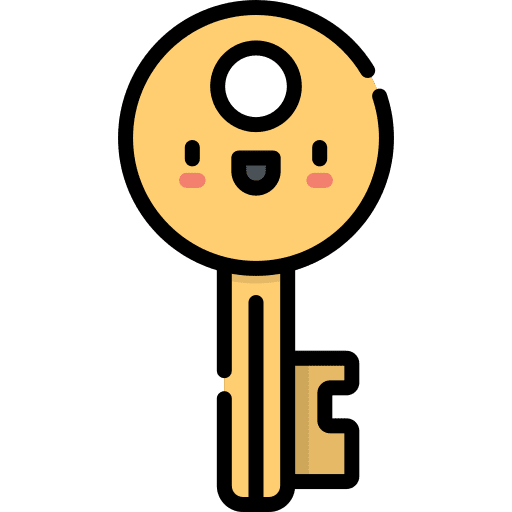 Key security key door key icon