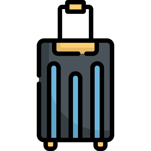 Luggage baggage transport furniture and household icon