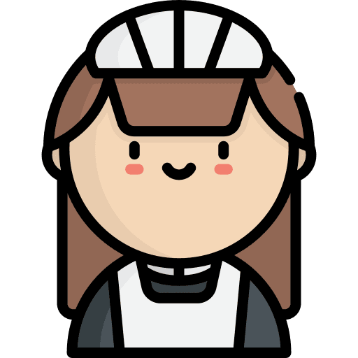 Maid woman job user icon