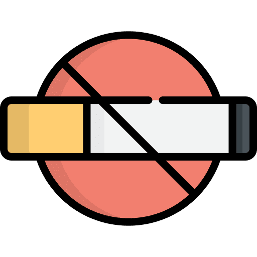 No smoking signaling signs prohibition icon