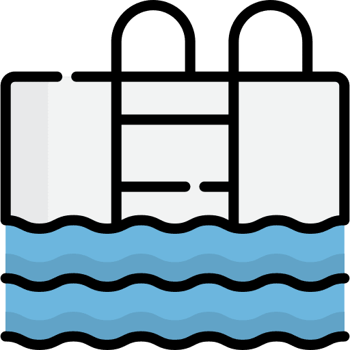 Pool summertime sports ladder icon