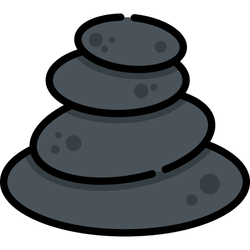 Spa massages stones spa icon