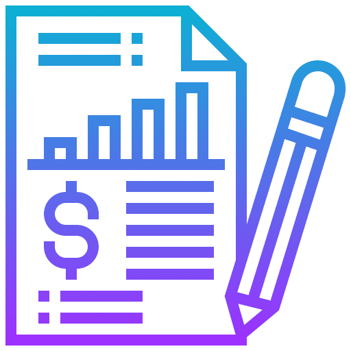 Income receive files and folders money icon