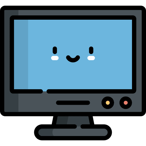 Television tv screen technology icon