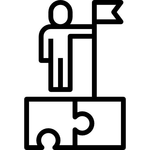 Leader head networking professions and jobs icon