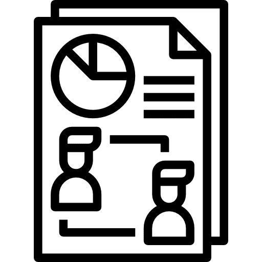 Study files and folders files users icon