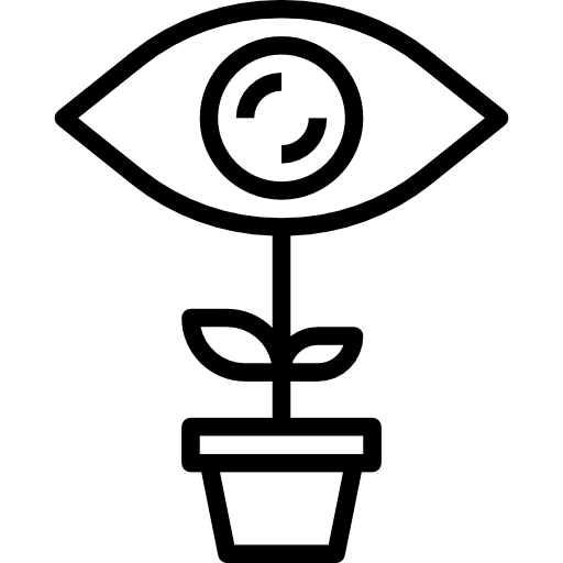 Vision creativity creative vision icon