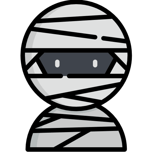 Mummy avatar halloween scary icon