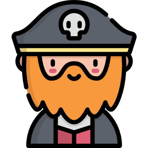 Pirate avatar user profile icon