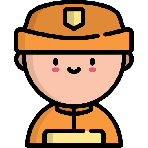 Firefighter halloween user profile icon