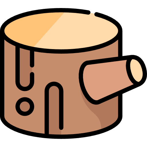 Trunk stack nature tree icon