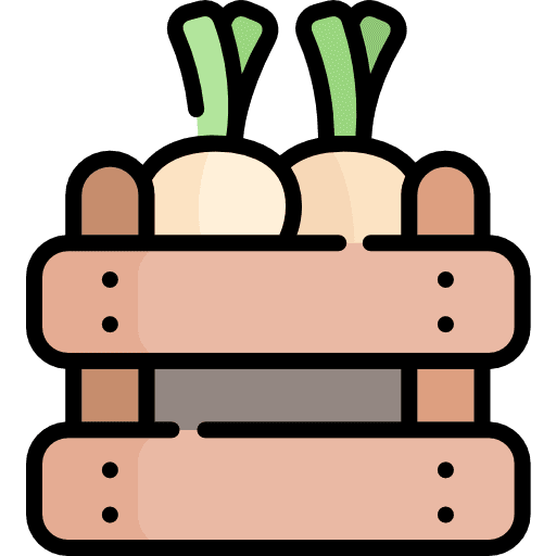 Vegetable organic food and restaurant salad icon