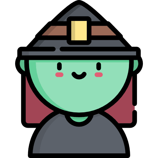 Witch scary witch fear icon