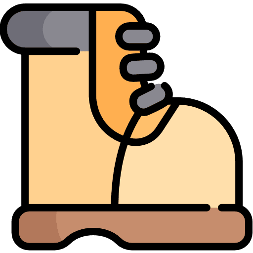 Boot fashion shoe footwear icon