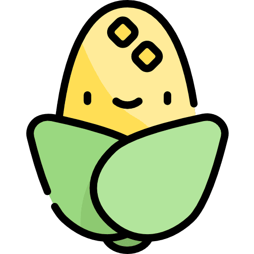 Corn food vegetarian organic icon